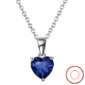wholesale S925 Sterling Silver Cloud-Pull Twelve Birthstone Zodiac Constellation Heart Zircon Necklace, Cross-Border Hot Seller Manufacturer-0-13
