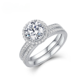 wholesale S925 Sterling Silver 15ct Exaggerated and Luxurious Moissanite Ring for Valentine's Day or Birthday Gift-0-0