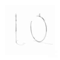 wholesale S925 Sterling Silver C-shaped Hoop Earrings With Inlaid Colored Zircons, Ins Style, Ear Clips For Women, Korean Version, Niche Design-Single platinum-style 1 925 silver