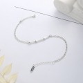 wholesale S925 Sterling Silver Korean-style Simple Geometric Bamboo Section Bohemian Trendy Casual Bracelet-0-1