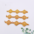 wholesale Gold-plated S925 silver chain semi-chain three-connection accessory bracelet necklace charm DIY handmade semi-finished product new-0-2
