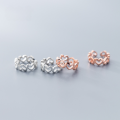 wholesale Metal S925 silver ear clip for women, minimalist, no-piercing, hollow heart, girly ear accessory G3684-0-0