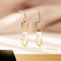 wholesale 18K gold with diamond, designed with fine links and Japanese natural Akoya seawater pearls for custom production of earrings-0-0
