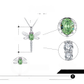 wholesale S925 Sterling Silver Dragonfly Necklace with Austrian Crystals - Cross-border Hot Seller Direct from Manufacturer-0-2