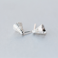wholesale S925 sterling silver badminton earrings fashionable and unique, wholesale cute ear accessories for women E3136-s925 silver earrings 925 silver