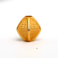 wholesale Gold-plated 925 Silver Zodiac Beads, Ancient Method Silver Rhombus Beads, DIY Bracelet Accessories, Hand Stringing Spacer Beads-0-5