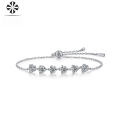 wholesale White Gold Plated S925 Silver Dreamy Color Diffuse Bracelet Moissanite New Jewelry Source Factory Wholesale-0-1