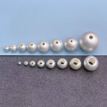 wholesale 999 Pure Silver Beads Loose Beads Matte Beads Ancient Method Silver Beads Round Beads Handmade DIY Beading Materials Pure Silver Accessories Single Bead-0-1