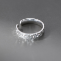 wholesale S925 Sterling Silver Fresh and Sweet Ins Style Niche Design Ice Ring R02264-0-4
