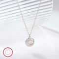 wholesale 925 Sterling Silver Evil Eye Necklace with Zircon, Niche Luxury High-End European and American Foreign Trade Jewelry Wholesale-0-18
