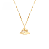 wholesale 10K Gold Space Series Cool Spaceship Pendant Necklace, Yili Jewelry Wholesale Japanese-style Jewelry-Spaceship Necklace 10K