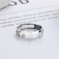 wholesale S990 Sterling Silver Vintage Retro Auspicious and Meaningful Openable Ring Ethnic Style Creative Unisex-0-1