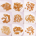 wholesale Gold-plated S925 silver spacer beads and accessories for bracelet, necklace stringing, and DIY handmade crafts-0-0