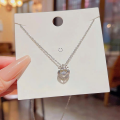 wholesale S925 Sterling Silver Fashion Commuter Minimalist Designer Movable Crown Pendant Necklace-0-3