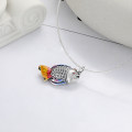 wholesale S990 Silver Retro Ethnic Chinese Style Koi Fish Pendant with Auspicious Meaning and National Trend Creative Design-0-2