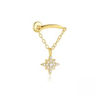 wholesale S925 Silver-Single gold #2