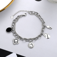 wholesale S925 Sterling Silver Amazon Bestselling Personalized Fashion Multi-Layer Lucky Bracelet Niche Women's Hand Wholesale-YS035/approx. 11.4g 925 silver