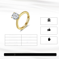 wholesale 925 Silver LZR Collection Live Port Ring with Colorful 8A Zircon Wedding Ring-0-12