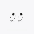 wholesale S925 Sterling Silver Small and Chic Ear Piercing Maintenance Single Diamond Stud Earrings for Women, Niche and Stylish, Can Be Worn While Sleeping, G7517-0-11