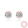 wholesale S925 sterling silver gold-plated ultra-sparkling zirconia drop earrings, manufacturer wholesale-0-125