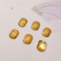 wholesale S925 silver gold-plated patch Five Dzi Garuda accessories bracelet necklace bead jewelry DIY components-0-4