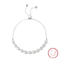 wholesale S925 sterling silver GPB collection French Baroque natural freshwater pearl women's high-end bracelet wholesale-0-22