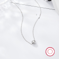wholesale S925 Sterling Silver Minimalist and Versatile Light Luxury Women's Beaded Adjustable Chain Necklace Cross-Border Hot-Sale Wholesale Jewelry-0-1