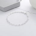 wholesale Metal S925 Sterling Silver Korean Style Minimalist Hollow Pig Nose Simple Chain Fashion Commuting Versatile Best Friend Gift Jewelry-0-0