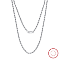 wholesale S925 sterling silver jewelry, twisted rope chain, 17mm, factory direct wholesale-0-10