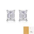 wholesale 925 Sterling Silver Minimalist Fashion New Style Earrings for Women, High-End Sensation Moissanite Earrings Hot on TikTok Live Sales-0-6