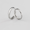wholesale S925 Sterling Silver Light Surface Couple Ring Korean Version Minimalist Unisex Band Elegant Jewelry J9721-0-0