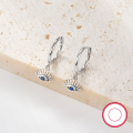 wholesale S925 Sterling Silver Cross-Border Exclusive Ins Style Earrings, Minimalist and High-End Women's Ear Clasps, Niche Layered Ear Accessories-0-11