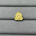 wholesale Metal material: S925 ancient silver gold-plated Past and present Dzambhala Hollow gourd Extension chain Connector Handmade DIY accessory-0-8