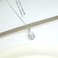 wholesale S925 Sterling Silver Pearl Necklace, Light Luxury Niche Cross-Border Silver Pendant Bead Pearl Chain Accessories for Women-0-3