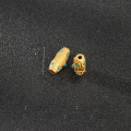 wholesale Gold-Plated S925 Silver Accessories Turquoise Vajra Disciple Beads Cross Vajra Bell Spacer Beads Lotus Pod DIY Ornaments-0-5