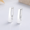 wholesale S925 Sterling Silver Geometric Minimalist Irregular Ear Clasp, Fashionable Commute, Niche Design, Versatile Women's Earrings-0-0