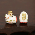 wholesale S925 silver enamel "Rapid Progress" high-temperature fired enamel cute rabbit pendant DIY bracelet beaded bracelet rabbit Strawberry Bear accessory-0-6