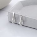 wholesale S925 Sterling Silver Korean Minimalist Ins Letter D with Small Circle Accents Versatile Earrings-0-1