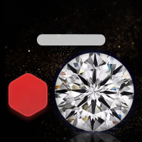 wholesale Lab-grown diamond round cut loose stones with certificate earrings necklace ring 05/1 carat lab diamond-M11B (Free 0.5 carat silver setting)  Order a cultured diamond and receive a free silver setting (please specify the size)