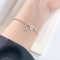 wholesale 925 Sterling Silver Viral Crushed Ice Crown Bracelet for Women, Summer Versatile High-End Ins Style Light Luxury Hand Jewelry Bangle-0-3
