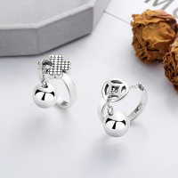 wholesale S925 Sterling Silver Korean-style Geometric Floral Wish-Granting Tassel Adjustable Statement Ring-YJ946M/B approx. 4.8g &gt; opening adjustable