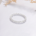 wholesale S925 Sterling Silver Chain Ring Minimalist Niche Luxury Adjustable Open Finger Ring Index Finger Ring Same as Xiaohongshu-0-4