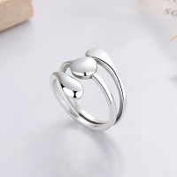 wholesale S925 Sterling Silver European and American Cross-Border Ins Minimalist Personality Temperament Aloof Style Niche Trendy Openable Ring-YFJ1158/approx. 3.5g Adjustable opening