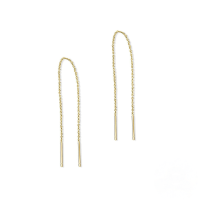 wholesale S925 Sterling Silver Tassel Mini Star Earrings With Inlaid Crystals, Perfect For Office Wear-Gold#3 925 Silver