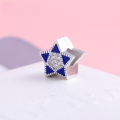 wholesale S925 Sterling Silver Korean and Japanese Style Chanel-Inspired Fashion Beaded Jewelry Five-Pointed Star Pendant Women's Trendy Accessories-0-0