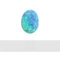 wholesale Metal Opal Cross Double-Sided Fire Iridescent Opal Polymer Cultivated Synthetic Opal Gemstone-0-7