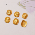 wholesale S925 silver gold-plated patch Five Dzi Garuda accessories bracelet necklace bead jewelry DIY components-0-8