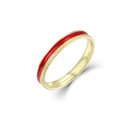 wholesale 925 Sterling Silver Original Dunhuang-Inspired Transparent Resin Textured Minimalist Ring, Wholesale for Niche Ins Style-Thick sterling silver with 14K gold plating &gt;One size fits all