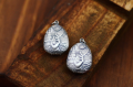 wholesale 990 Silver Guanyin Buddha Hand Lotus Heart Sutra Small Pendant Vintage Pure Silver DIY Phone Lanyard Accessory Wholesale-0-8