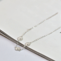 wholesale 925 Sterling Silver Daisy Bracelet for Women, Japanese-style Sweet and Minimalist, Small and Chic, Student-friendly, Simple and High-end Silver Jewelry Accessory-One color-separated bracelet (7000009)